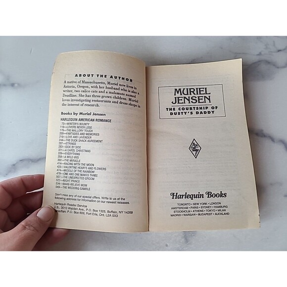 The Courtship Of Dusty's Daddy By Muriel Jensen Paperback - Picture 3 of 10